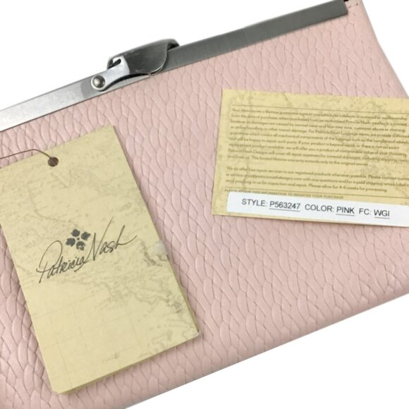 Patricia Nash Twisted Woven Embossed Asher Frame Clutch